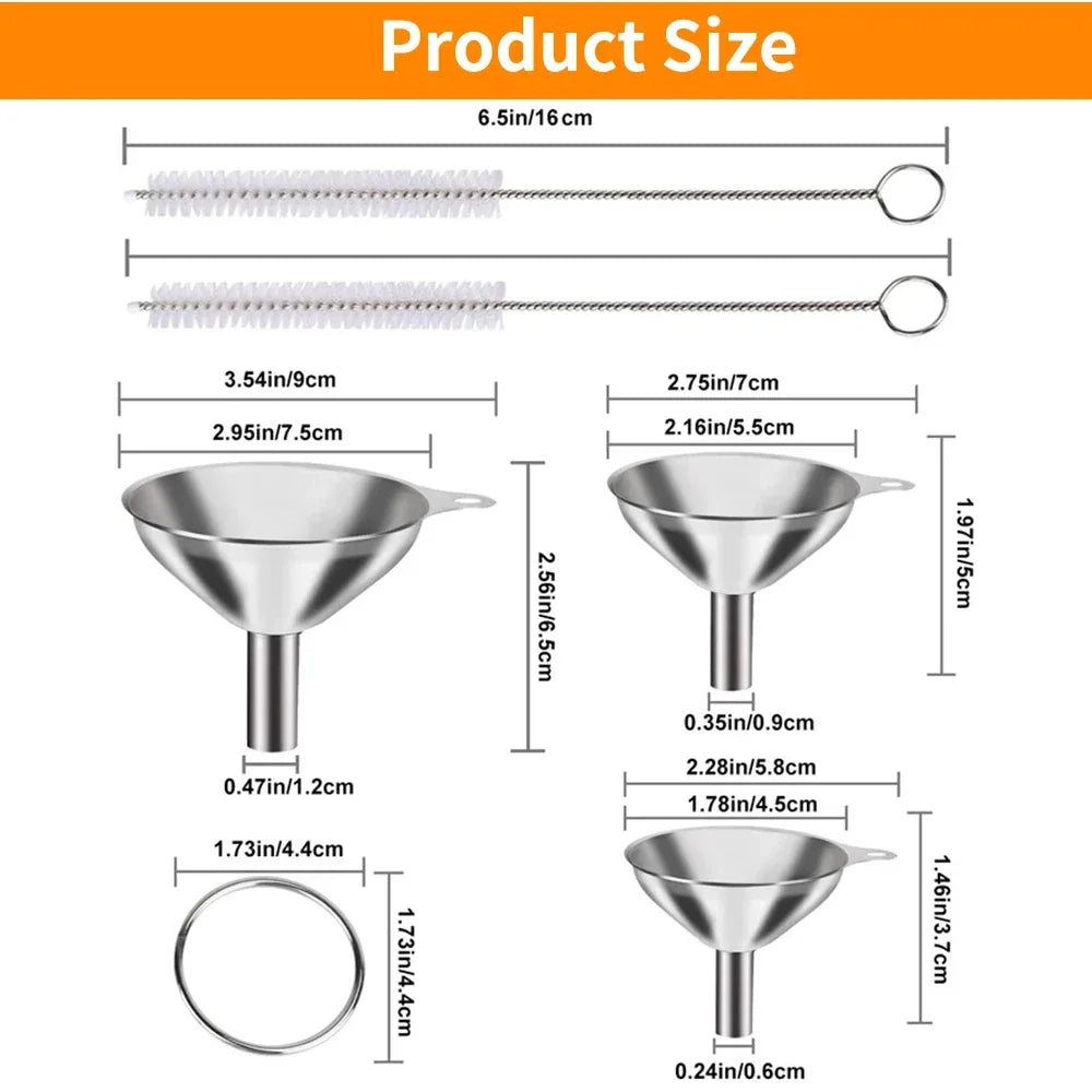 Funnel Pro Stainless Set